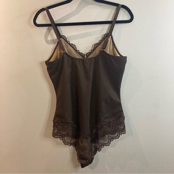 PINSY Sz XL Sculpting Lace Shapewear Adjustable Straps Lace Cup  Bodysuit - Picture 9 of 12